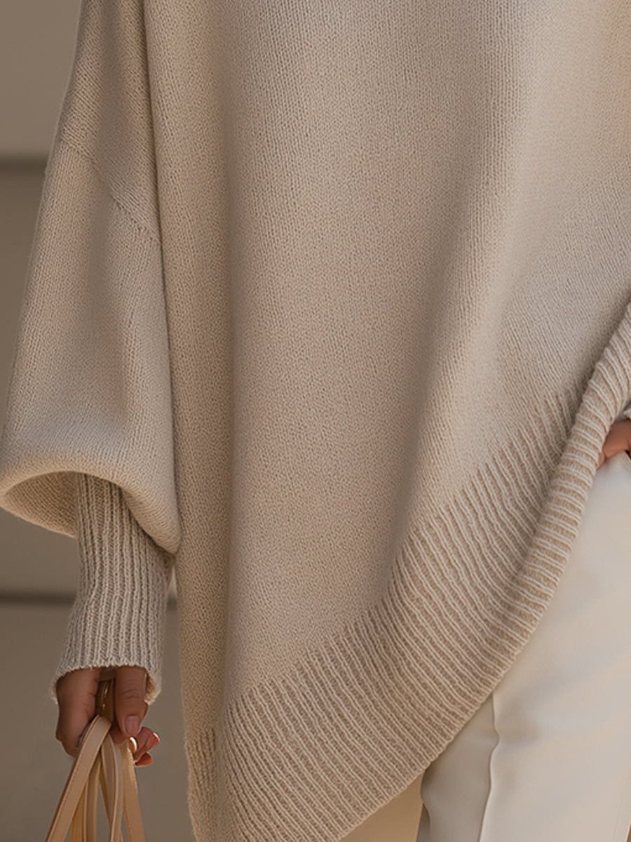 Elowra™ Asymmetric Knit Sweater