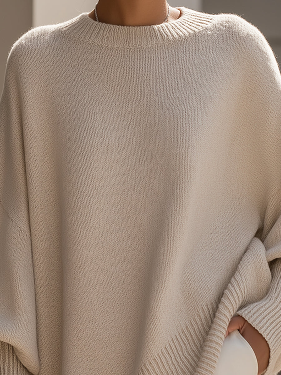 Elowra™ Asymmetric Knit Sweater