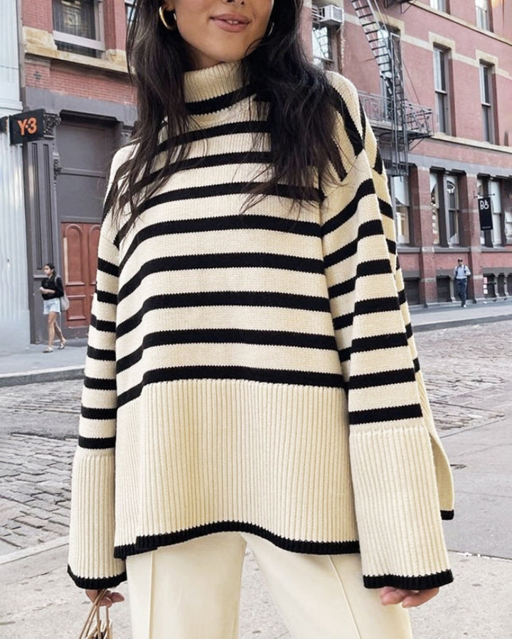 Marceri™ Striped Knit Sweater