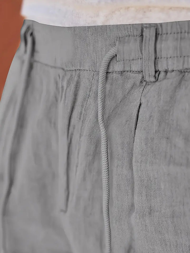 Soren™ – Coastal Linen Drawstring Pants