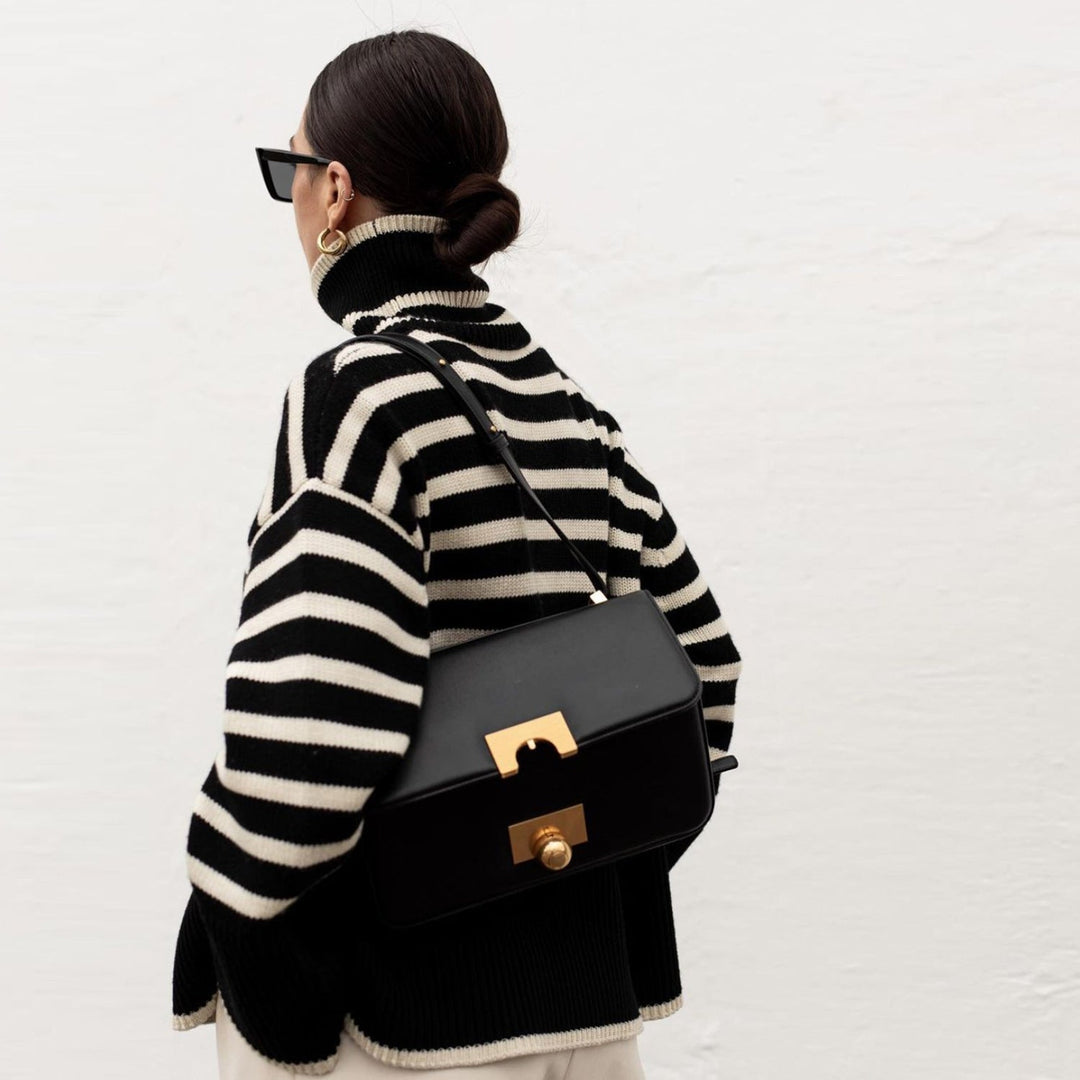 Marceri™ Striped Knit Sweater