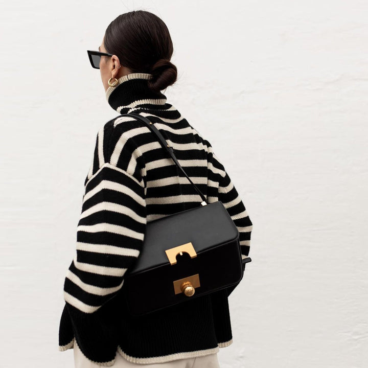 Marceri™ Striped Knit Sweater