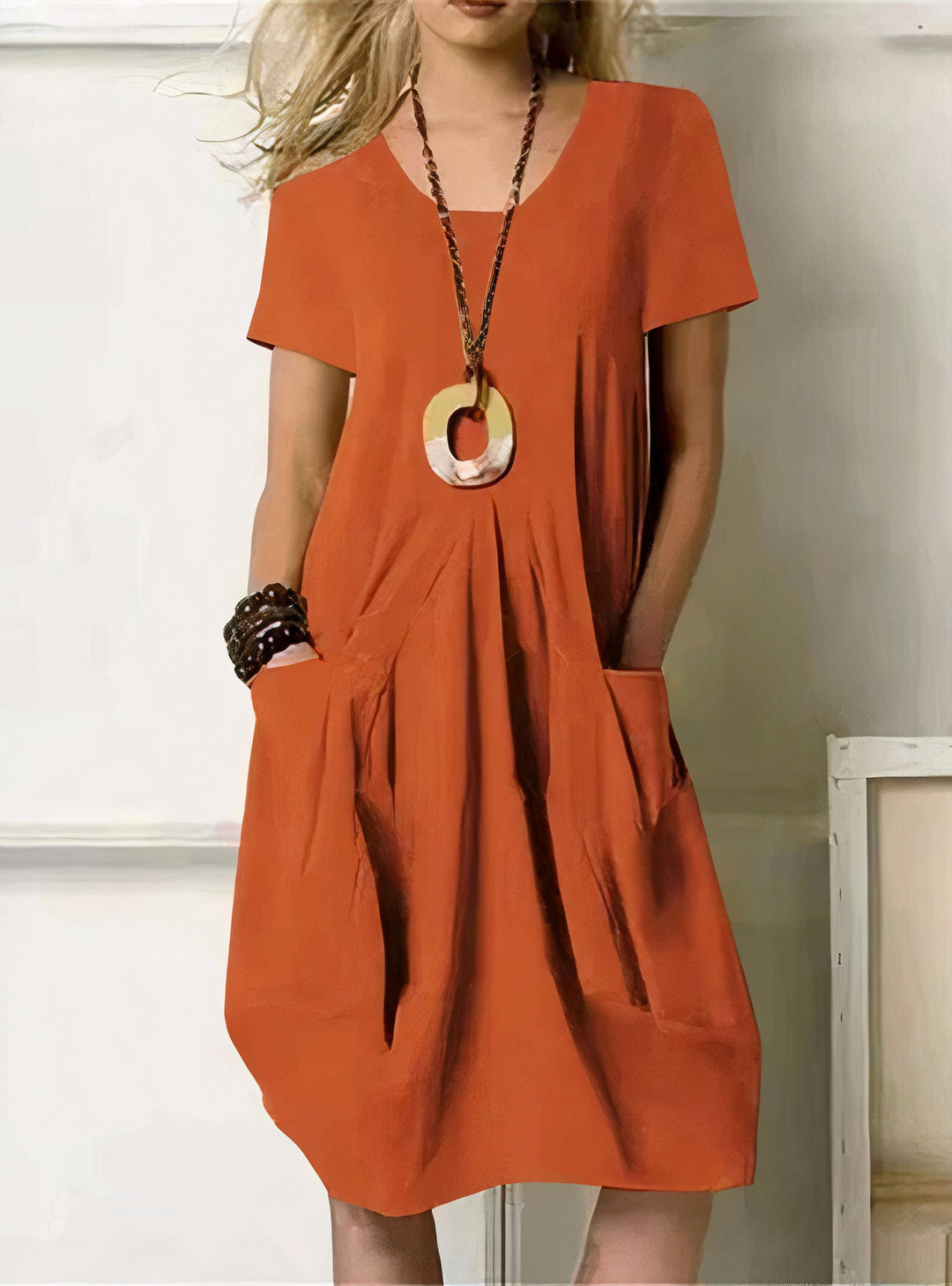 Mila™ – Relaxed Pocket Tee Dress