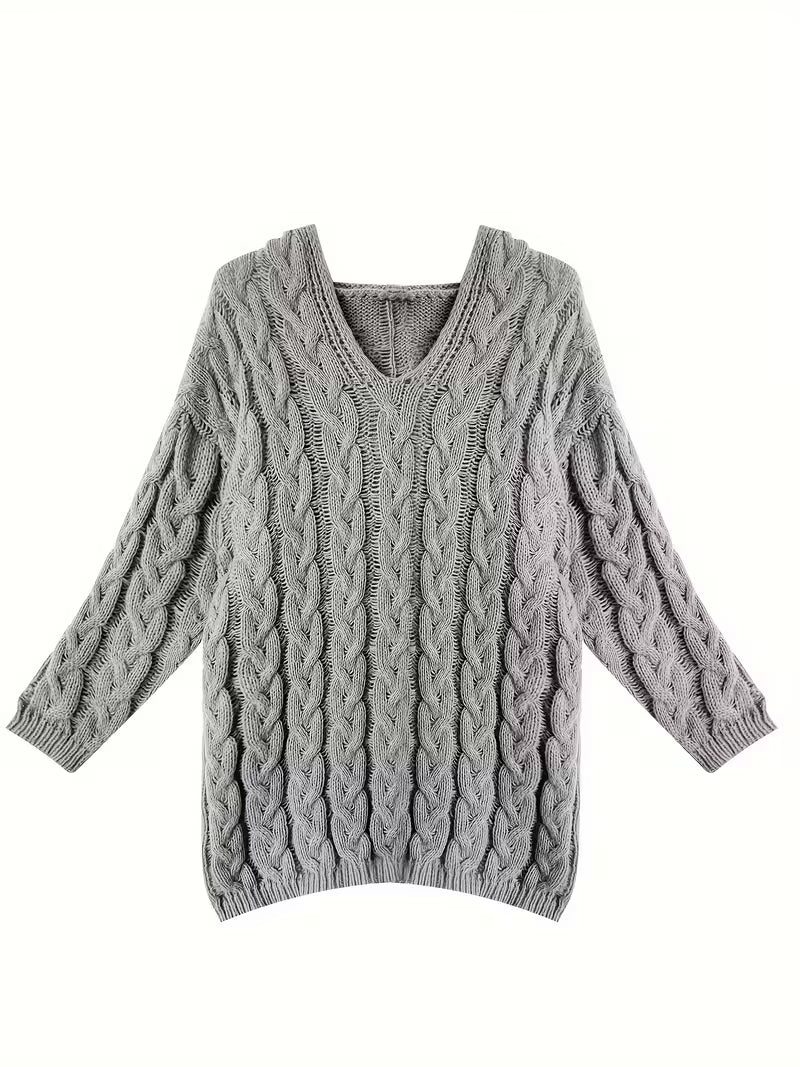 Alvyna™ Cable Knit Hoodie