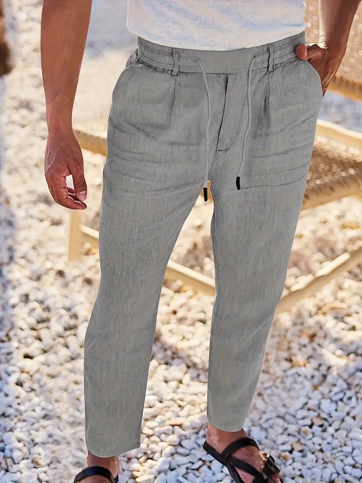 Soren™ – Coastal Linen Drawstring Pants