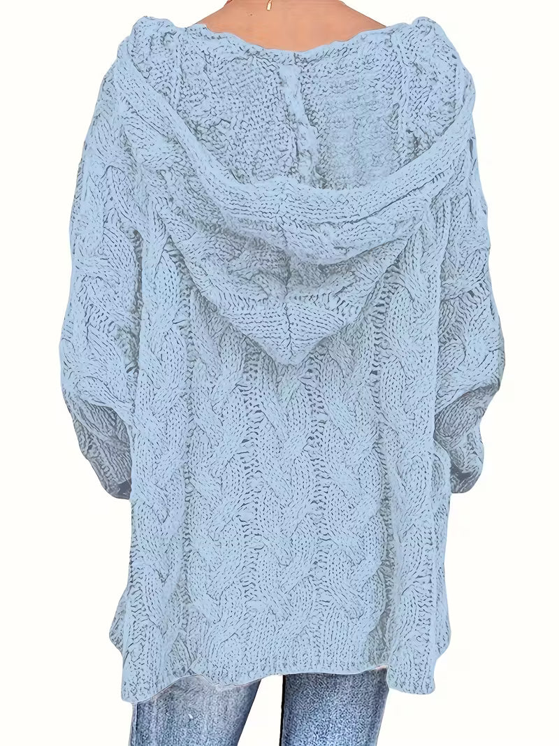 Alvyna™ Cable Knit Hoodie