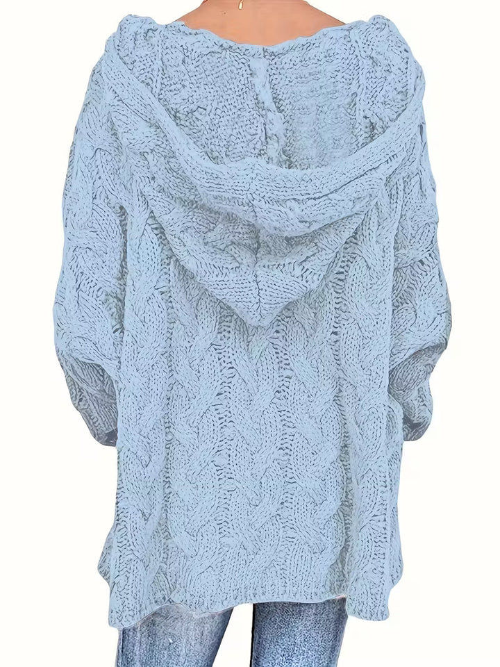 Alvyna™ Cable Knit Hoodie