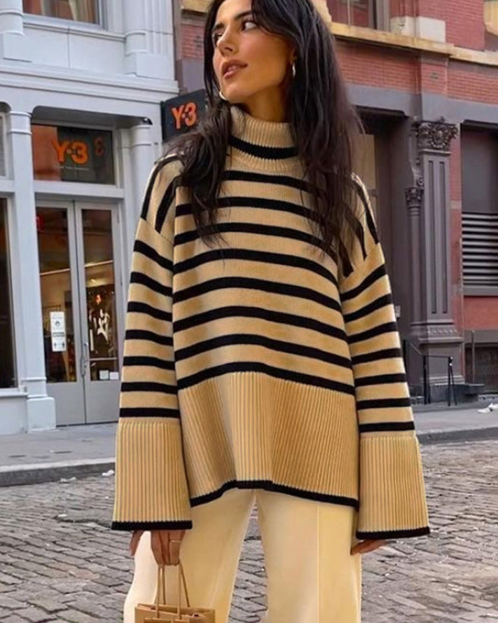 Marceri™ Striped Knit Sweater