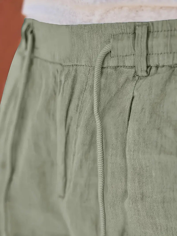 Soren™ – Coastal Linen Drawstring Pants