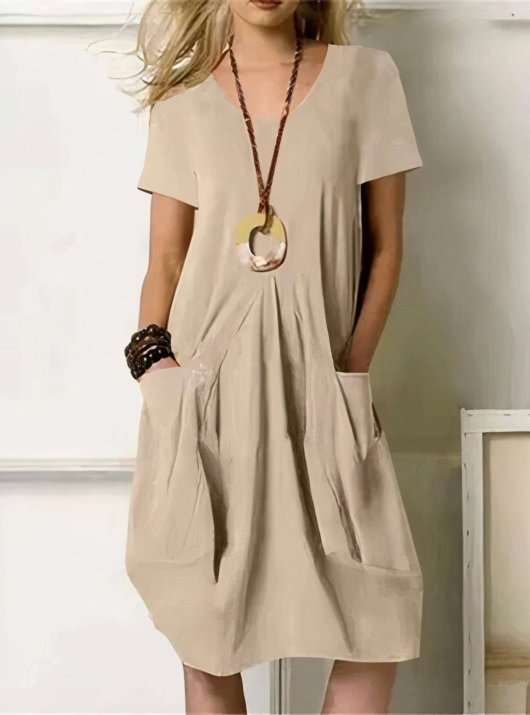 Mila™ – Relaxed Pocket Tee Dress