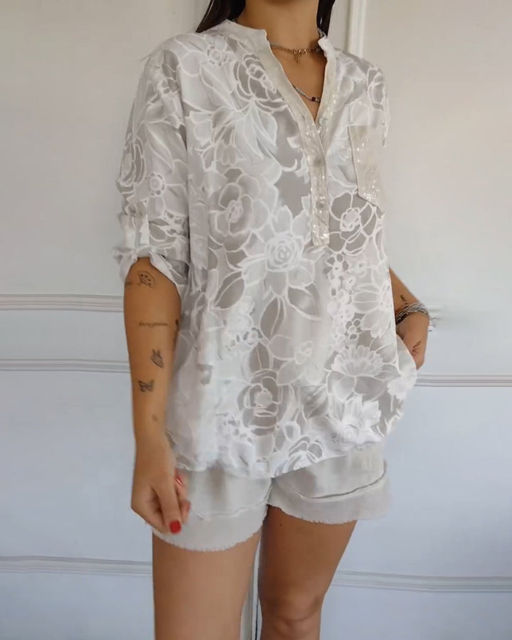 Floraya™ Floral Print Blouse