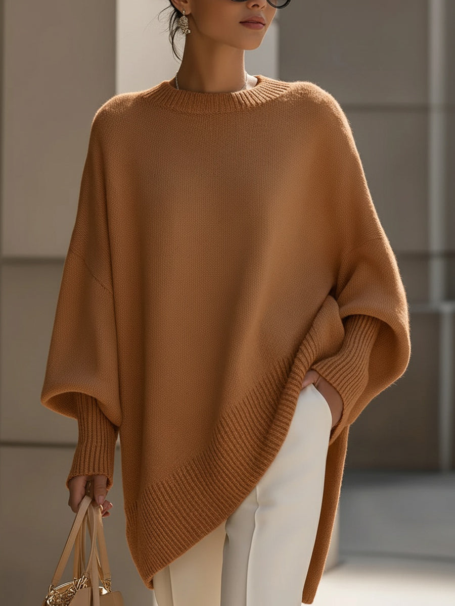 Elowra™ Asymmetric Knit Sweater