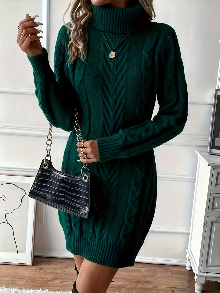 Marelyn™ Knit Turtleneck Dress