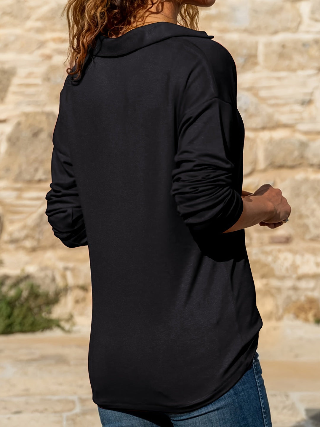 Zyara™ Zip Collar Pullover