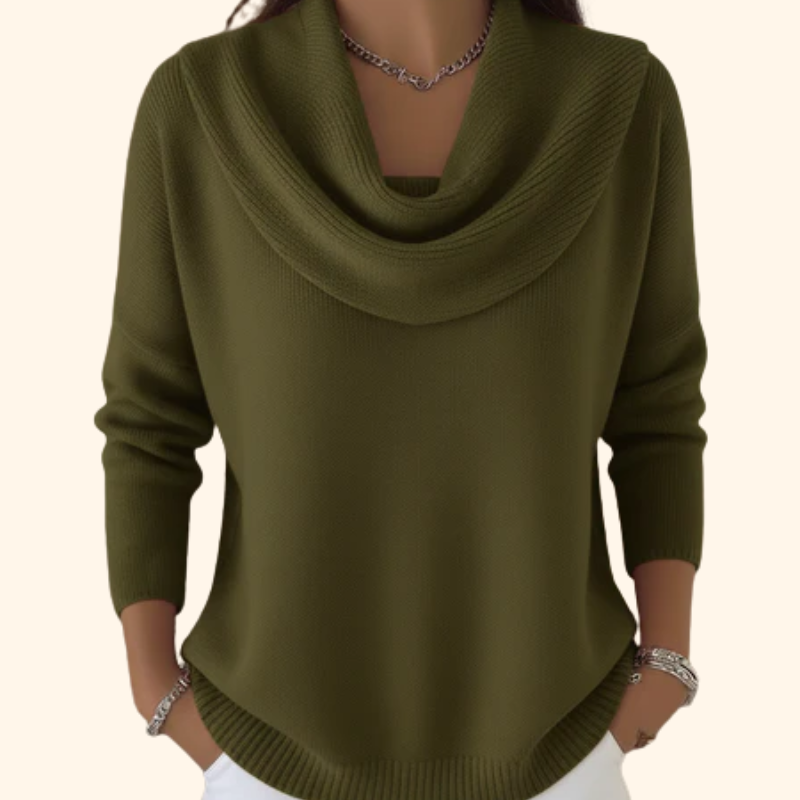 Ravelle™ Cowl Neck Sweater