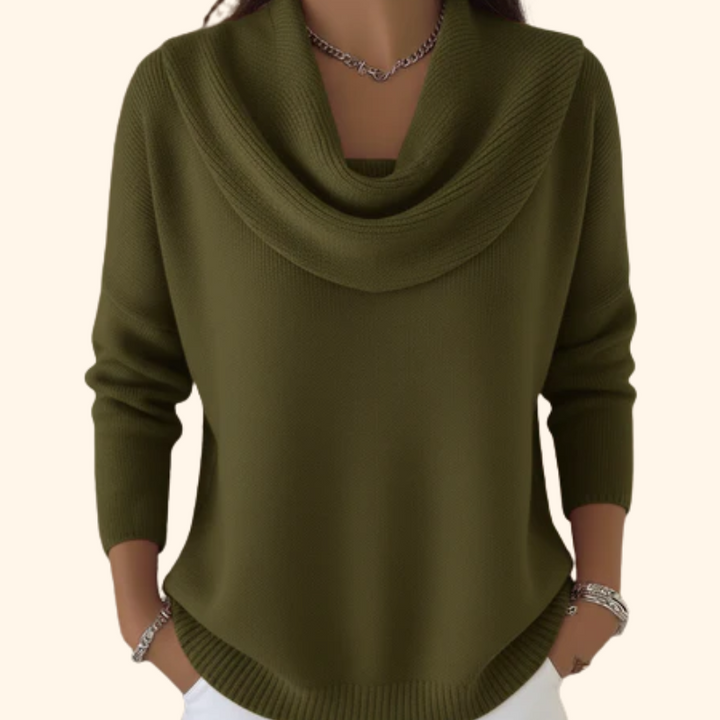 Ravelle™ Cowl Neck Sweater