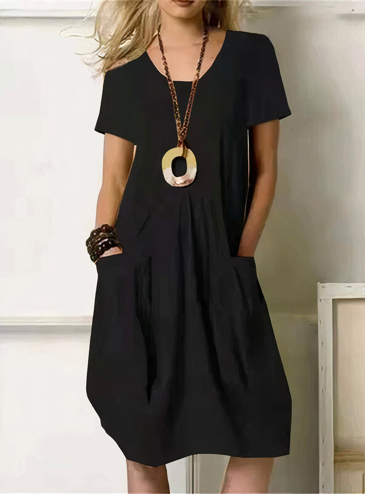 Mila™ – Relaxed Pocket Tee Dress
