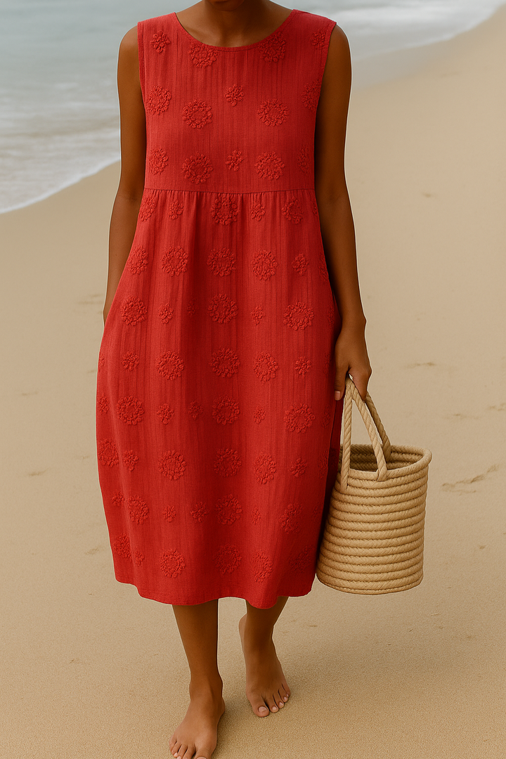 Evalora™ Elegant Floral Dress