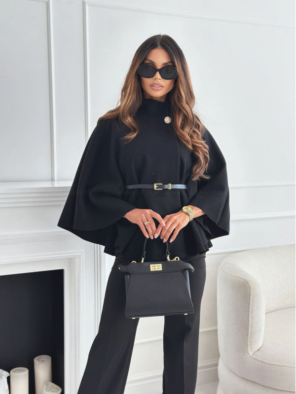 Lorana™ Belted Cape Coat