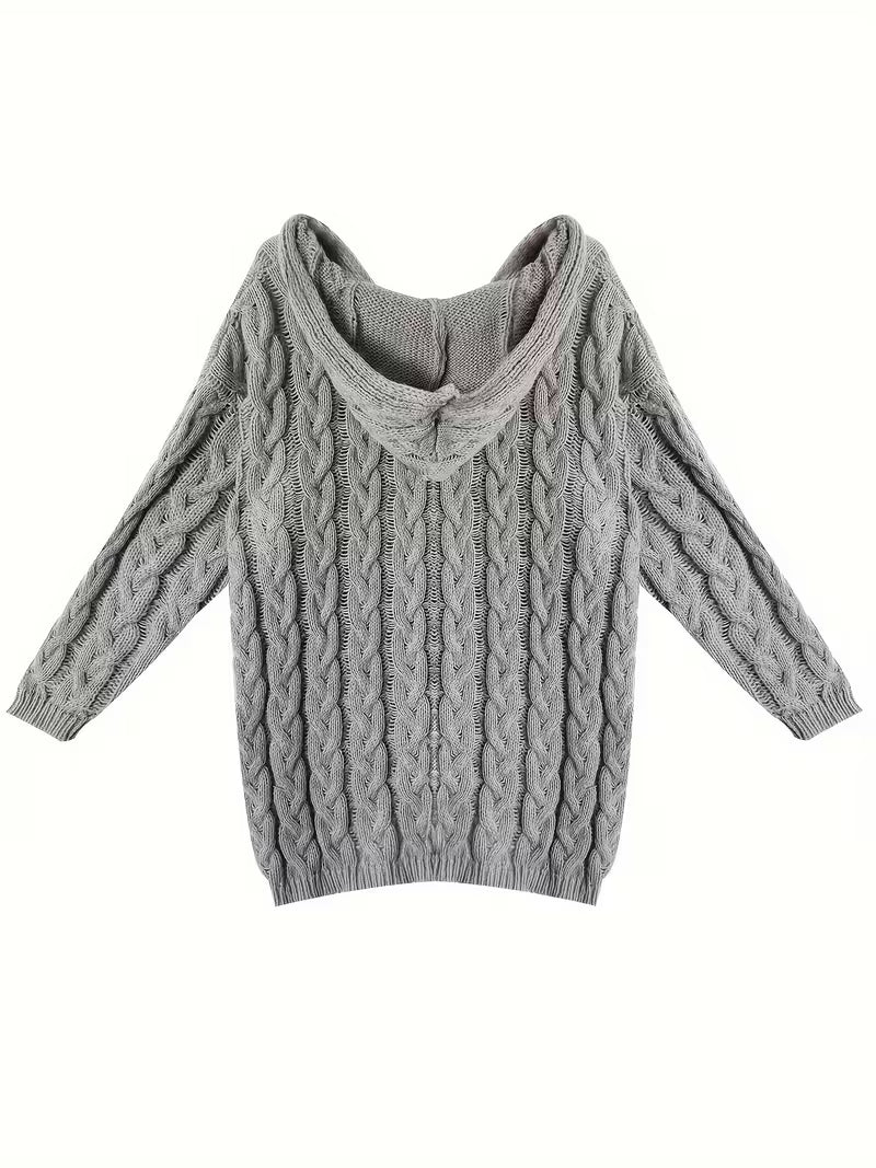 Alvyna™ Cable Knit Hoodie