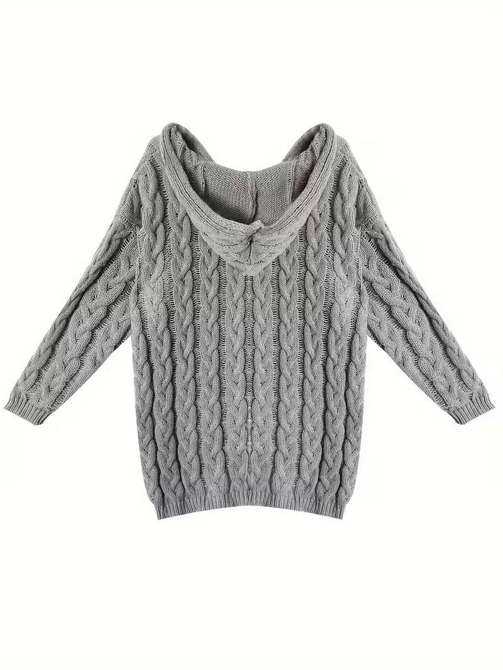 Alvyna™ Cable Knit Hoodie