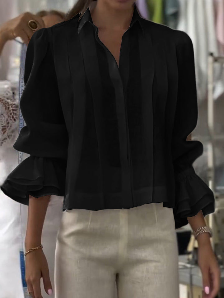 Elanora™ Ruffle Sleeve Blouse