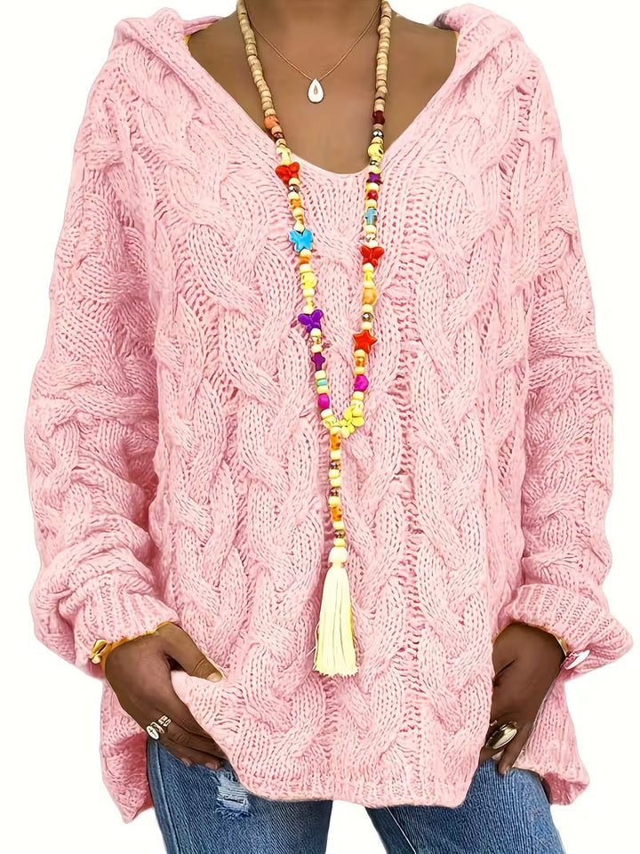 Alvyna™ Cable Knit Hoodie