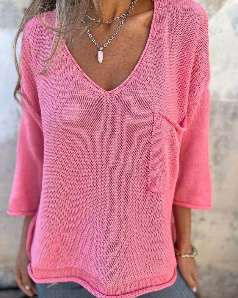 Zynora™ Relaxed Knit Top