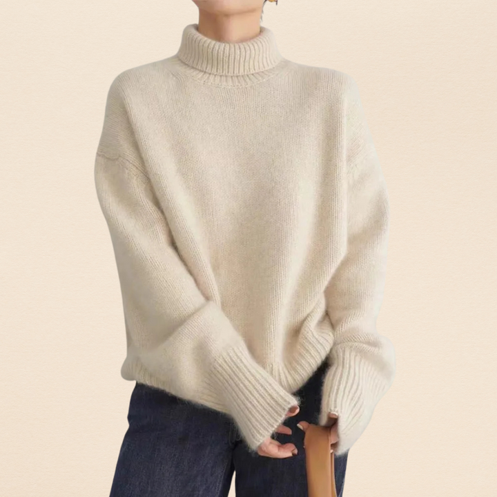 Noa™ – Oversized Knit Turtleneck