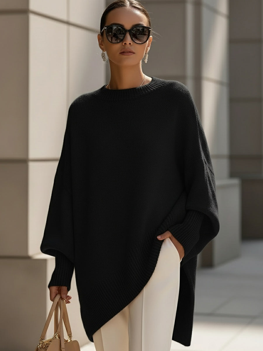 Elowra™ Asymmetric Knit Sweater