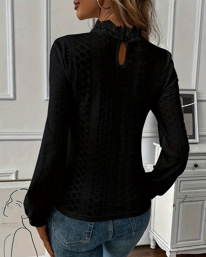 Elavine™ Classic Lace Long Sleeve Top