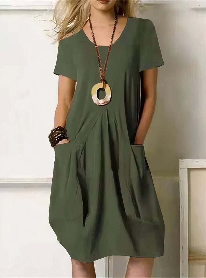 Mila™ – Relaxed Pocket Tee Dress
