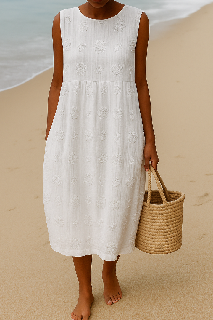 Evalora™ Elegant Floral Dress