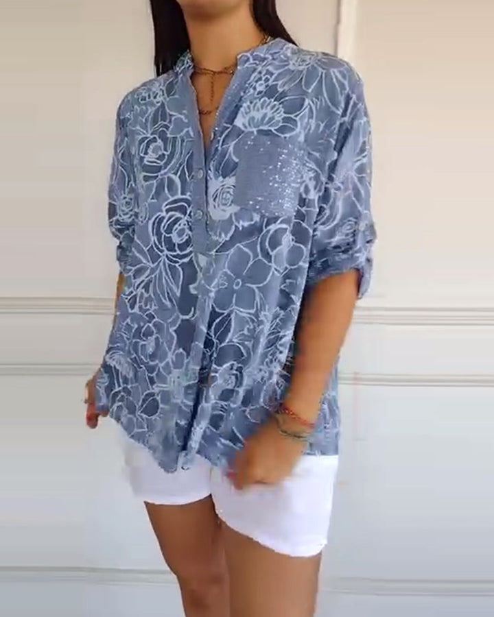 Floraya™ Floral Print Blouse