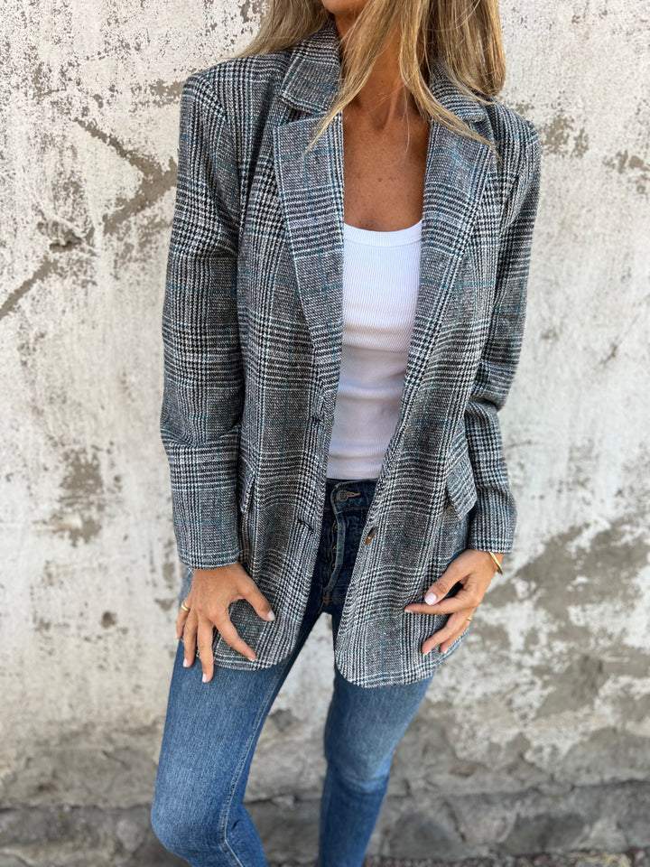 Brinora™ Classic Plaid Blazer