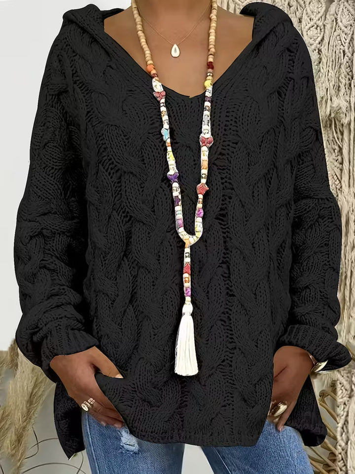 Alvyna™ Cable Knit Hoodie