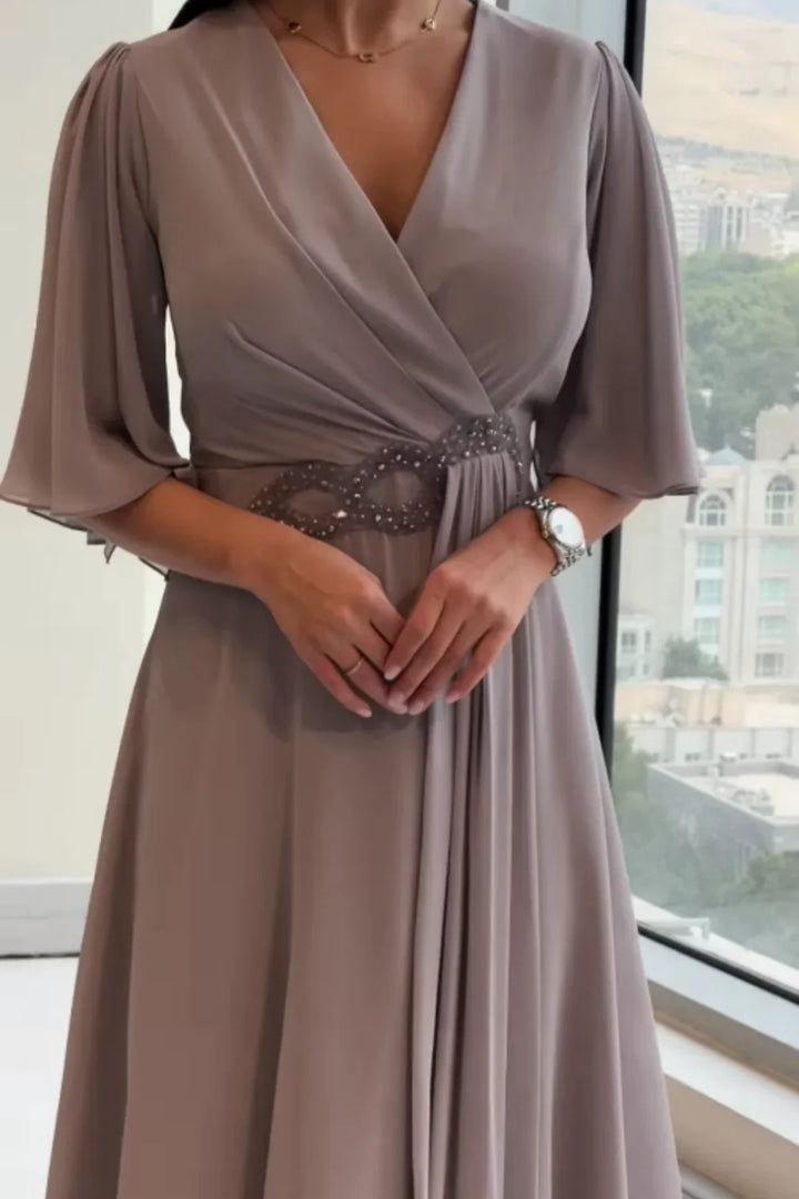 Liriana™ Elegant Midi Dress