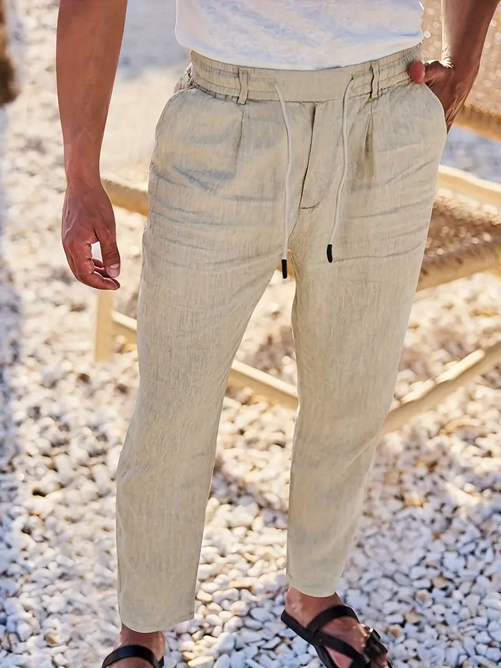 Soren™ – Coastal Linen Drawstring Pants