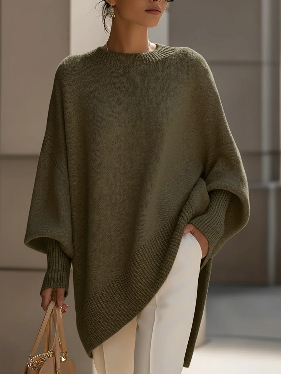 Elowra™ Asymmetric Knit Sweater
