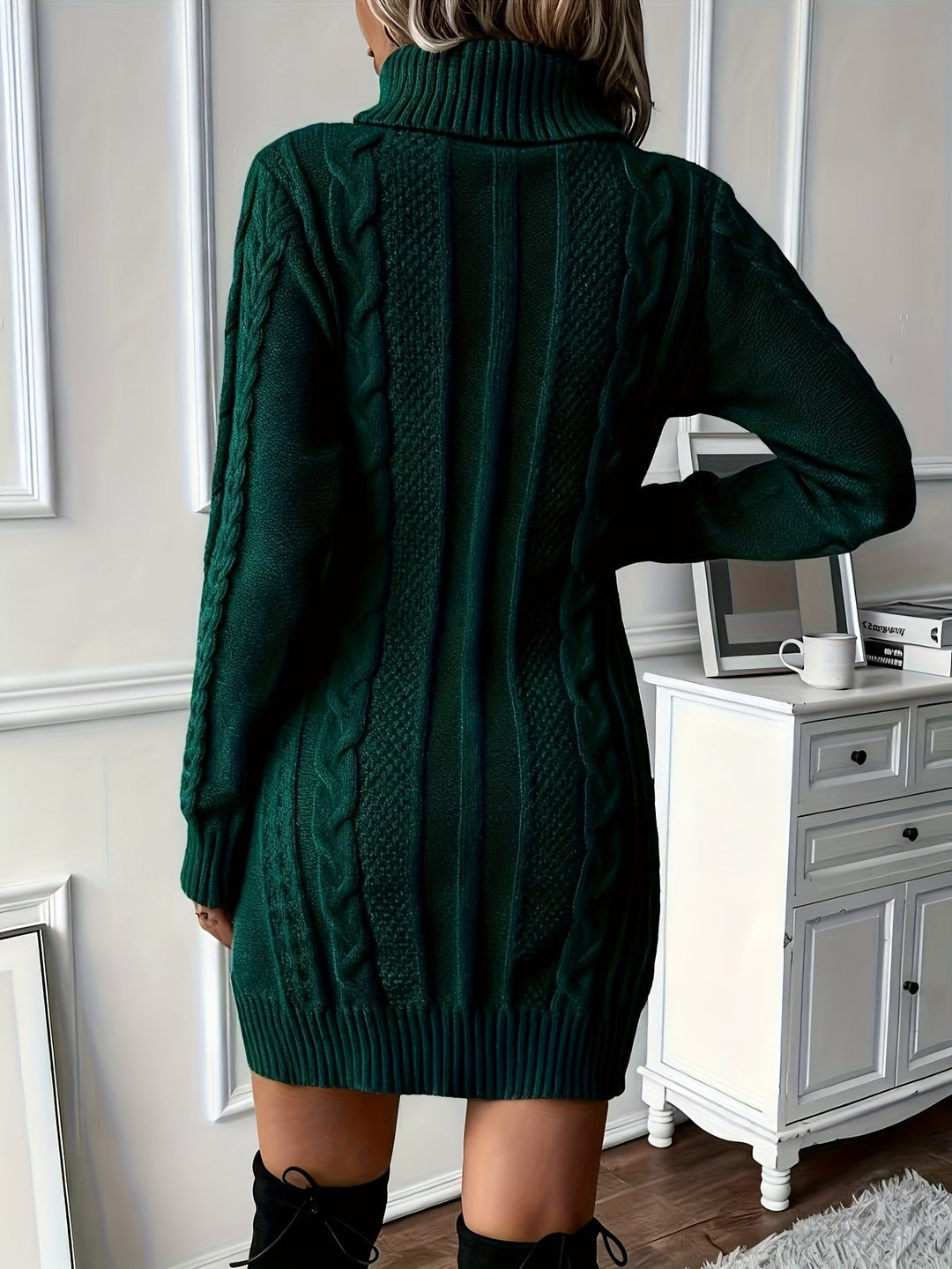 Marelyn™ Knit Turtleneck Dress