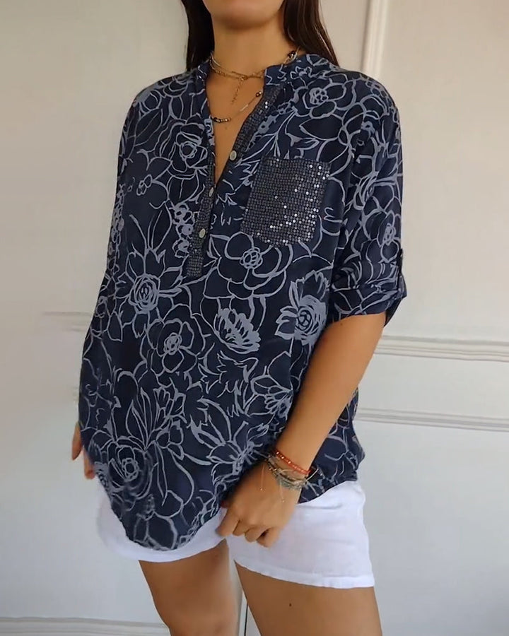 Floraya™ Floral Print Blouse