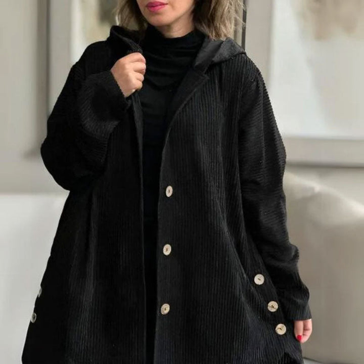 Velmora™ Corduroy Hooded Jacket