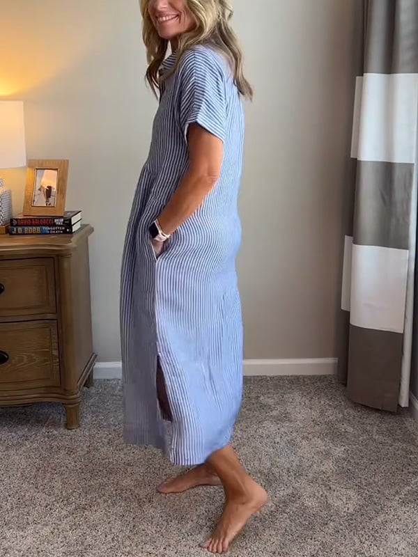 Venyra™ Button-Down Midi Dress
