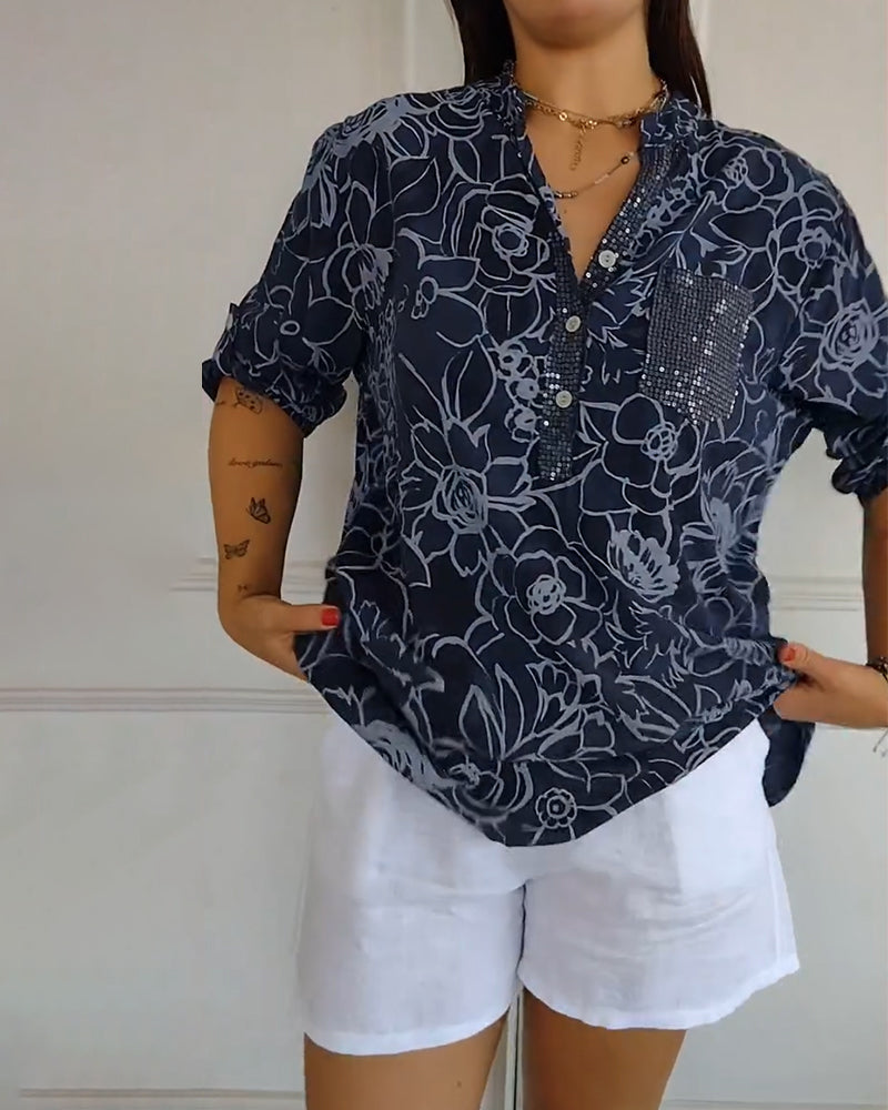 Floraya™ Floral Print Blouse