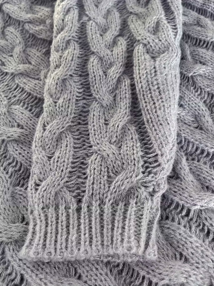 Alvyna™ Cable Knit Hoodie
