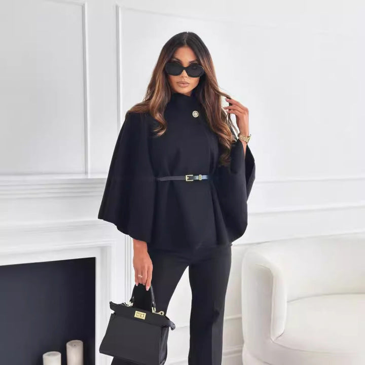 Lorana™ Belted Cape Coat