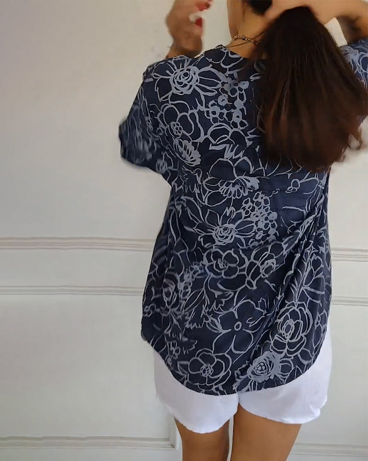 Floraya™ Floral Print Blouse