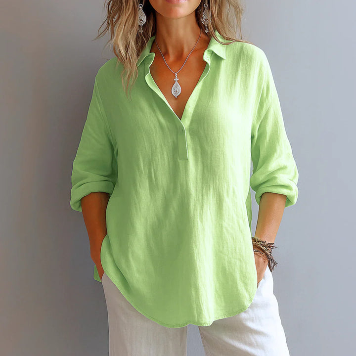 Avynna™ Relaxed Button Blouse