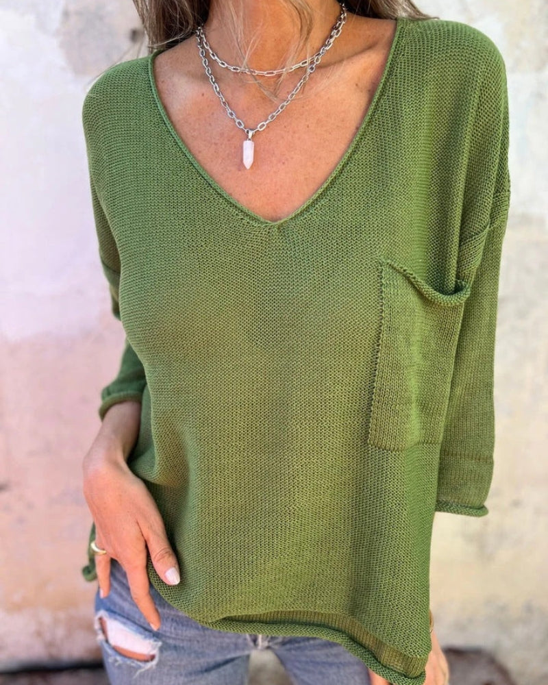 Zynora™ Relaxed Knit Top