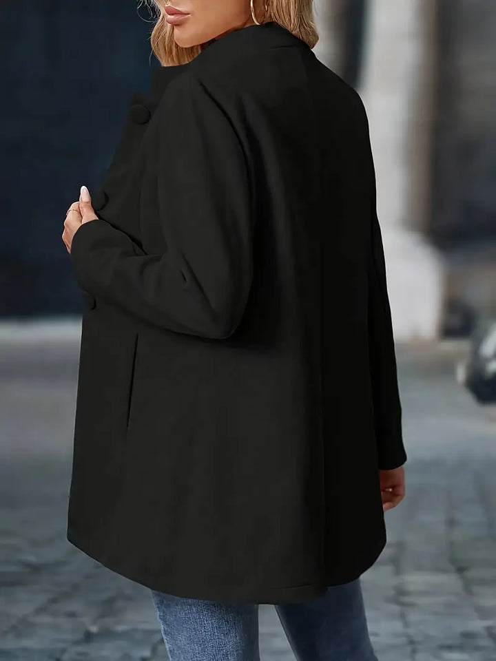 Solviera™ Elegant Buttoned Coat